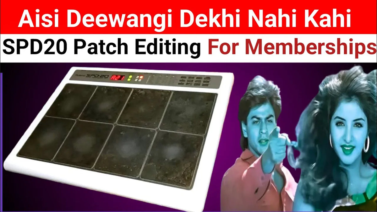 Aisi Diwangi Dekhe Nehi Kahi Song's Patch Editing For SPD-20, SPD-20PRO & SPD20X