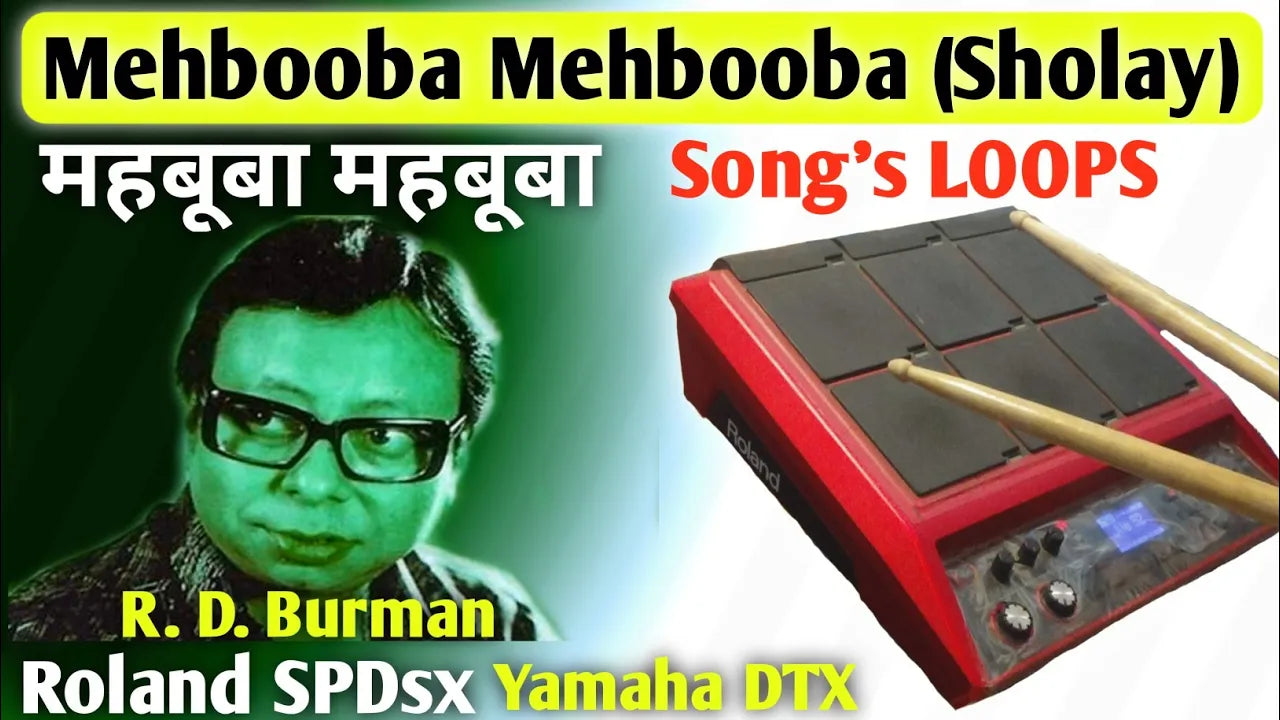 Mehbooba Mehbooba For SPD-SX, SPD-SXpro, Yamaha DTX, & Others Sampler Pads