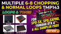 Multiple 6-8 Chopping & Normal Loops TMP143 For SPD-SX, SPD-SXpro, Yamaha DTX, HPD20, MIDI Controller, launchpad & Others Sampler Pads