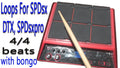 Bongo Percussion Loops & Tones For SPD-SX, SPD-SXpro, Yamaha DTX, & Others Sampler Pads