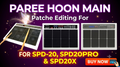 Paree hoon main Song's Patch Editing For SPD-20, SPD-20PRO & SPD20X