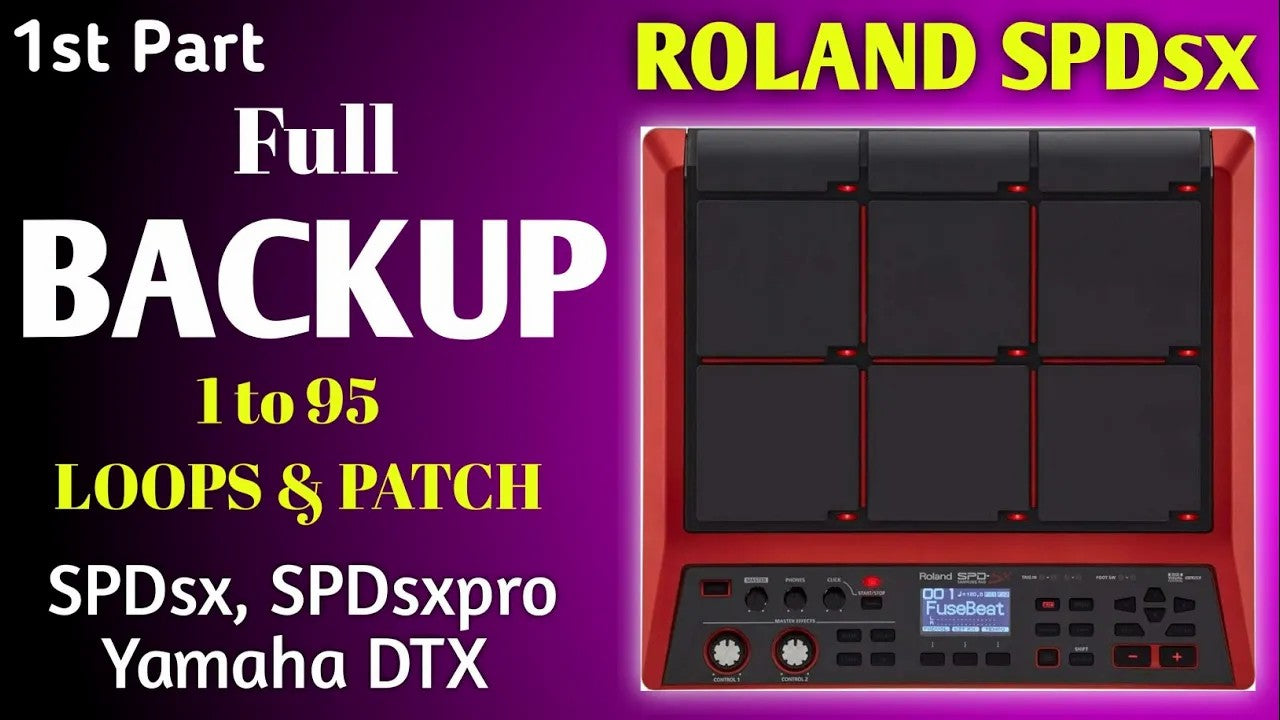Roland SPD-SX Full Backup