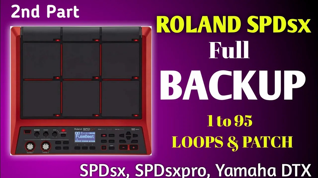Roland SPD-SX Full Backup