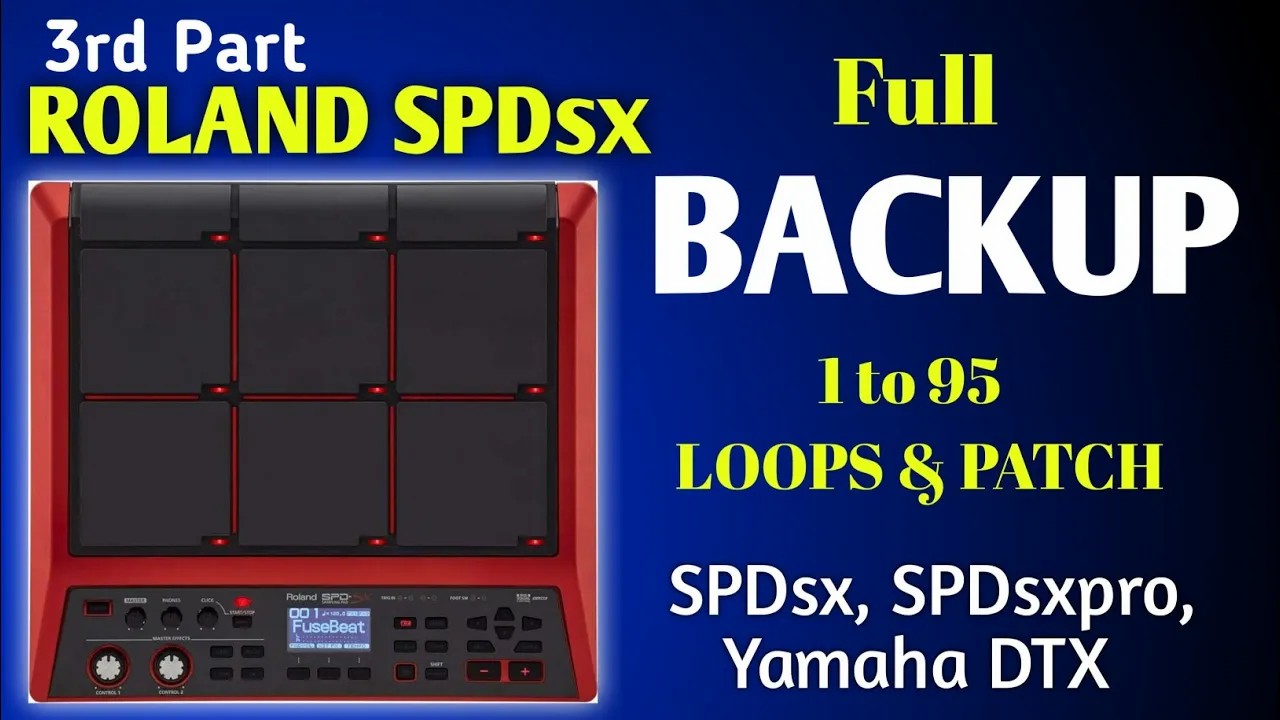 Roland SPD-SX Full Backup