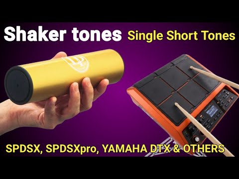 Shaker Tones Pack1, 9 Piece, For SPD-SX, SPD-SXpro, Yamaha DTX, HPD20, & Others Sampler Pads