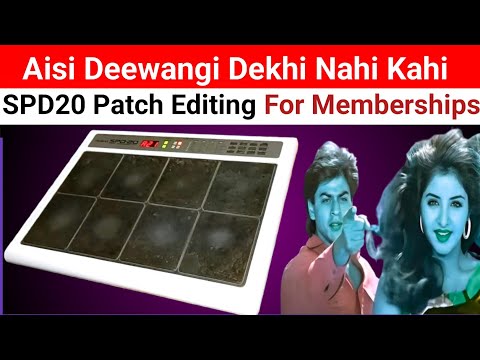 Aisi Diwangi Dekhe Nehi Kahi Song's Patch Editing For SPD-20, SPD-20PRO & SPD20X
