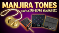 Manjira Tones Pack1, 26 Piece With Open-Close And difference Pitch For SPD-SX, SPD-SXpro, Yamaha DTX, HPD20, & Others Sampler Pads
